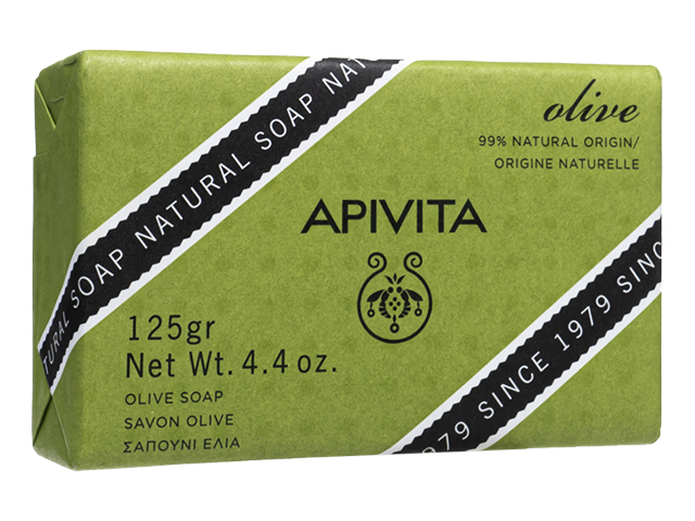(Apivita)ナチュラルソープ(オリーブ)125g 1個