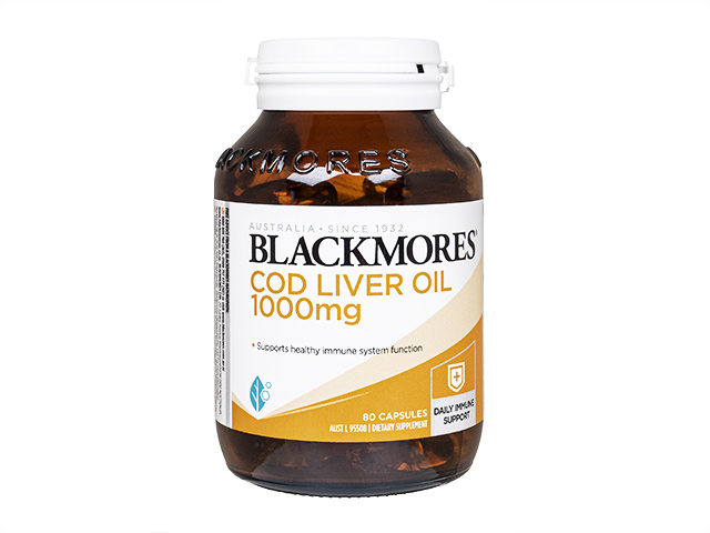 コッドリバーオイル1000mg80錠(Blackmores) 1本
