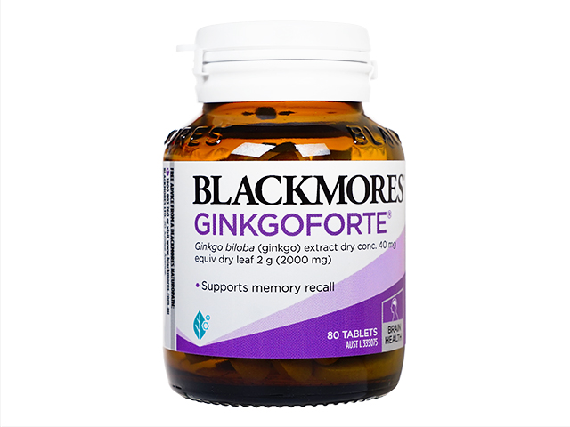 ギンコフォルテ2000mg80錠(Blackmores) 3本