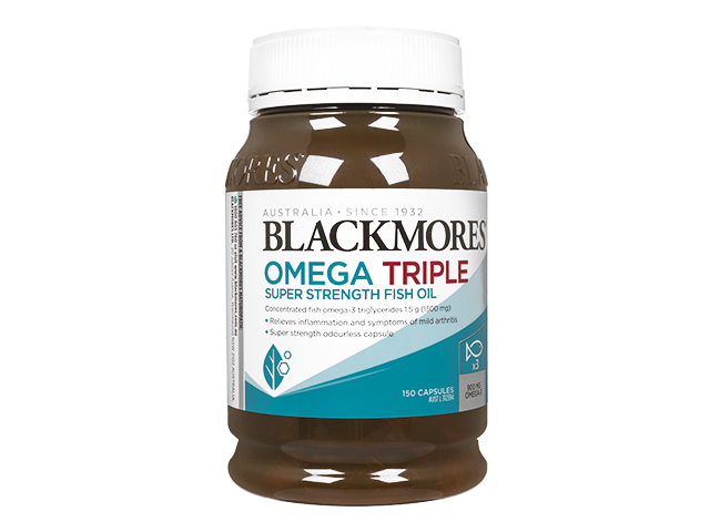 オメガトリプルスーパーストレングスフィッシュオイル1500mg150錠(Blackmores) 1本