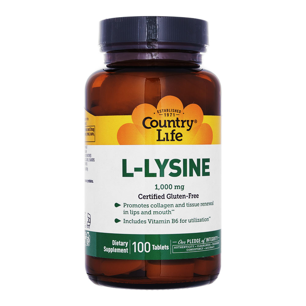 (CountryLife)L-リジン1000mg100錠 2本