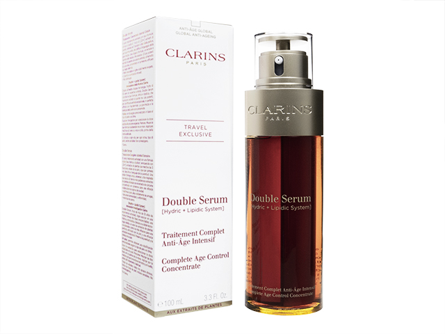 (Clarins)ダブルセラム・コンプリートエイジコントロールコンセントレイト100ml 1本