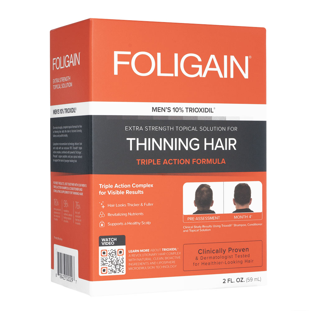 トリプルアクション・フォーミュラフォーシニングヘアー(男性用)(Foligain)59ml 1箱