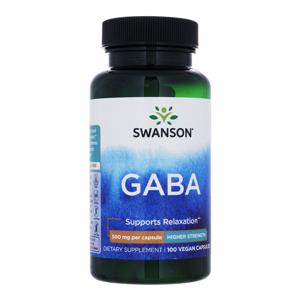 (Swanson)GABA500mg100錠 1本