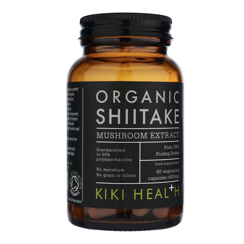 オーガニック・シイタケ・マッシュルームエクストラクト60錠(Kiki-Health) 1本