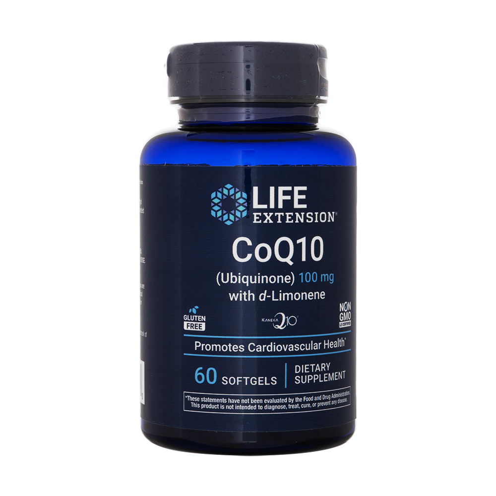 CoQ10(ユビキノール)100mgウィズd-リモネン60錠(LifeExtension) 1本