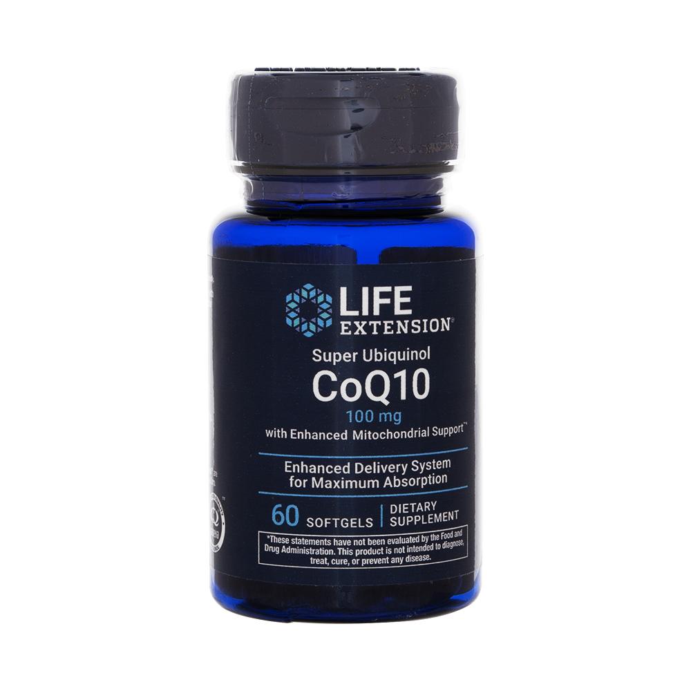 スーパーユビキノールCoQ10_100mgウィズエンハンスドミトコンドリアサポート60錠(LifeExtension) 1本