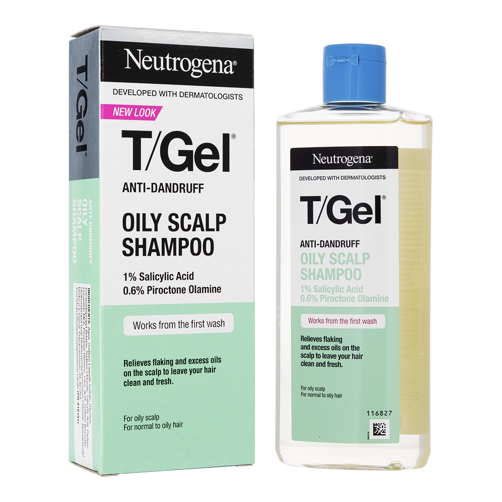 (Neutrogena)T/Gelアンチダンドラフ・オイリースカルプシャンプー250ml 1本