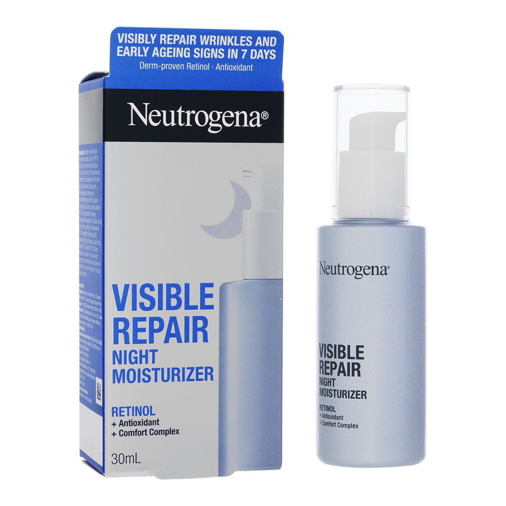(Neutrogena)ビジブルリペアナイトモイスチャライザー30ml 1本