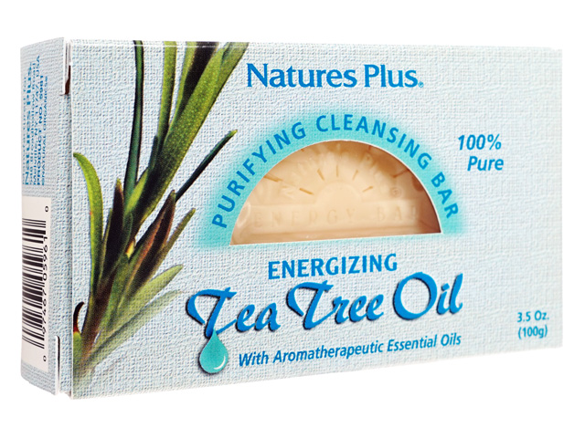 (NaturesPlus)エナジャイジングティーツリーオイル・クレンジングバー100g 1個