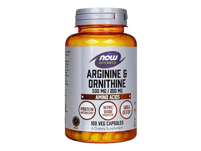 アルギニン&オルニチン500mg/250mg100錠(NowSports) 1本