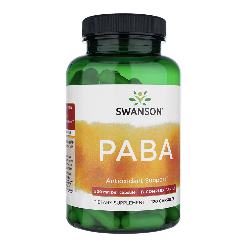 (Swanson)PABA500mg120錠 1本