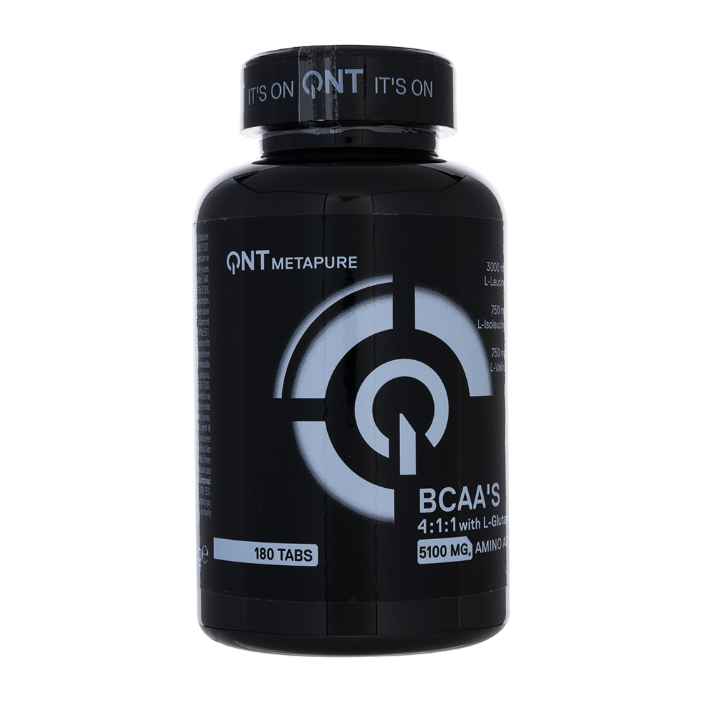 BCAA'S4:1:1+L‐グルタミン180錠(QNT) 1本