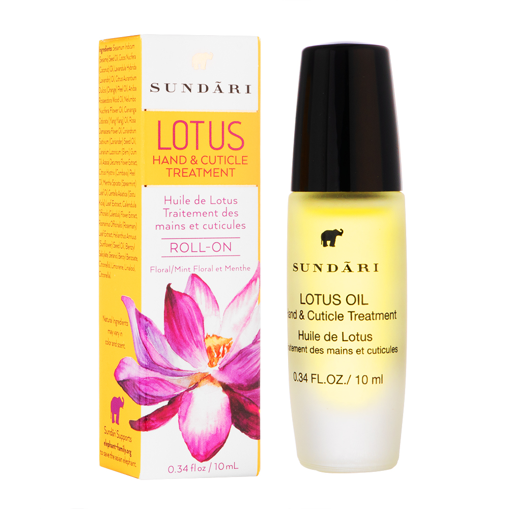 (Sundari)ロータスオイルハンド&キューティクルトリートメントロールオン10ml 1本