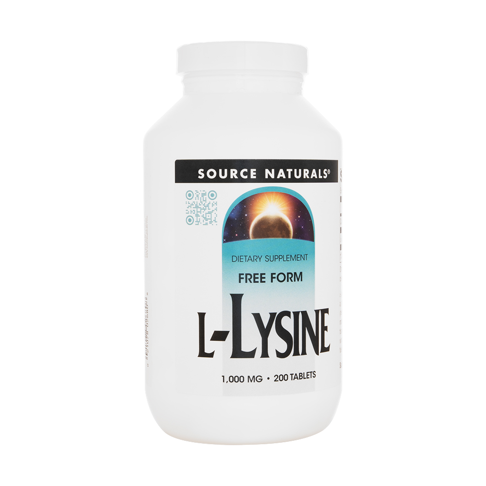 L-リジン1000mg200錠(SourceNaturals) 1本