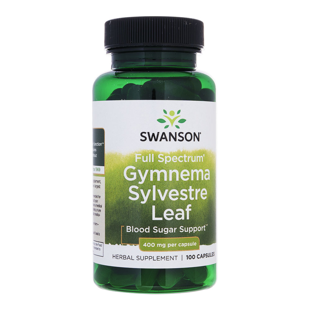 フルスペクトラム・ギムネマシルベスタリーフ400mg100錠(Swanson) 1本