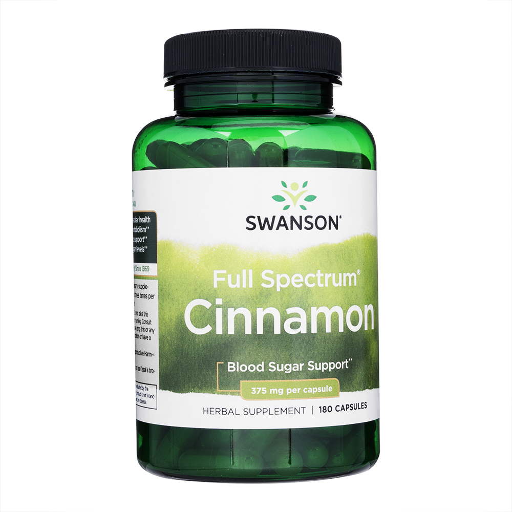 フルスペクトラムシナモン375mg180錠(Swanson) 1本