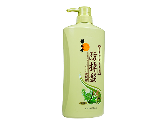 チャイニーズハーバルアンチヘアフォールシャンプー(脂性頭皮用)750ml(位元堂) 1本